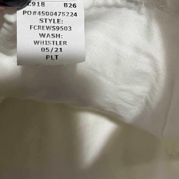 Favorite Daughter The Otto High Waist Boyfriend Jeans White Size 32 Distressed - Picture 14 of 14